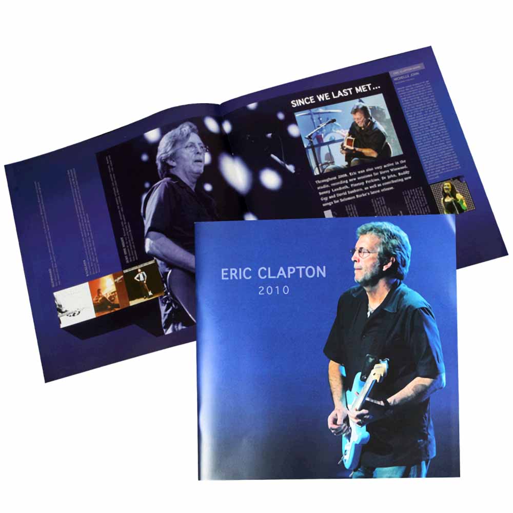 貴重なERIC CLAPTON - 2010 北米ツアー・プログラム サイズ：28 x 28cm ※長期保管商品のため背割れや角に痛みがある場合がございます。あらかじめご了承ください。 エリック・クラプトンミュージック / ロック