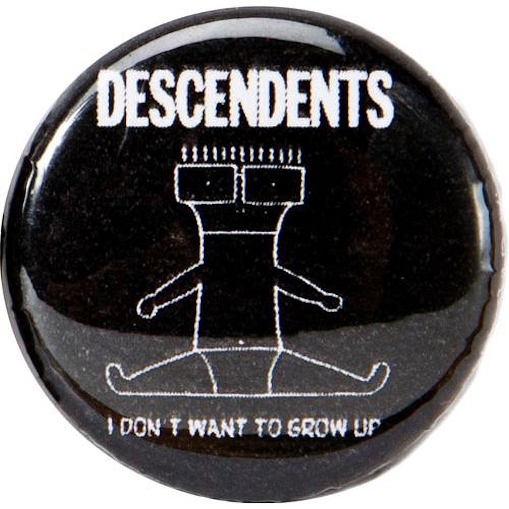 DESCENDENTS ディセンデンツ - DON'T WANT TO GROW UP / バッジ 【公式 / オフィシャル】
