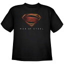 SUPERMAN スーパーマン (85周年 ) - MAN OF STEEL LOGO / Tシャツ / キッズ 【公式 / オフィシャル】