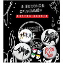 5 SECONDS OF SUMMER ファイヴセカンズオブサマー - New 6個セット / バッジ 【公式 / オフィシャル】