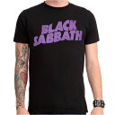BLACK SABBATH ブラックサバス - WAVY LOGO VINTAGE / Tシャツ / メンズ 【公式 / オフィシャル】