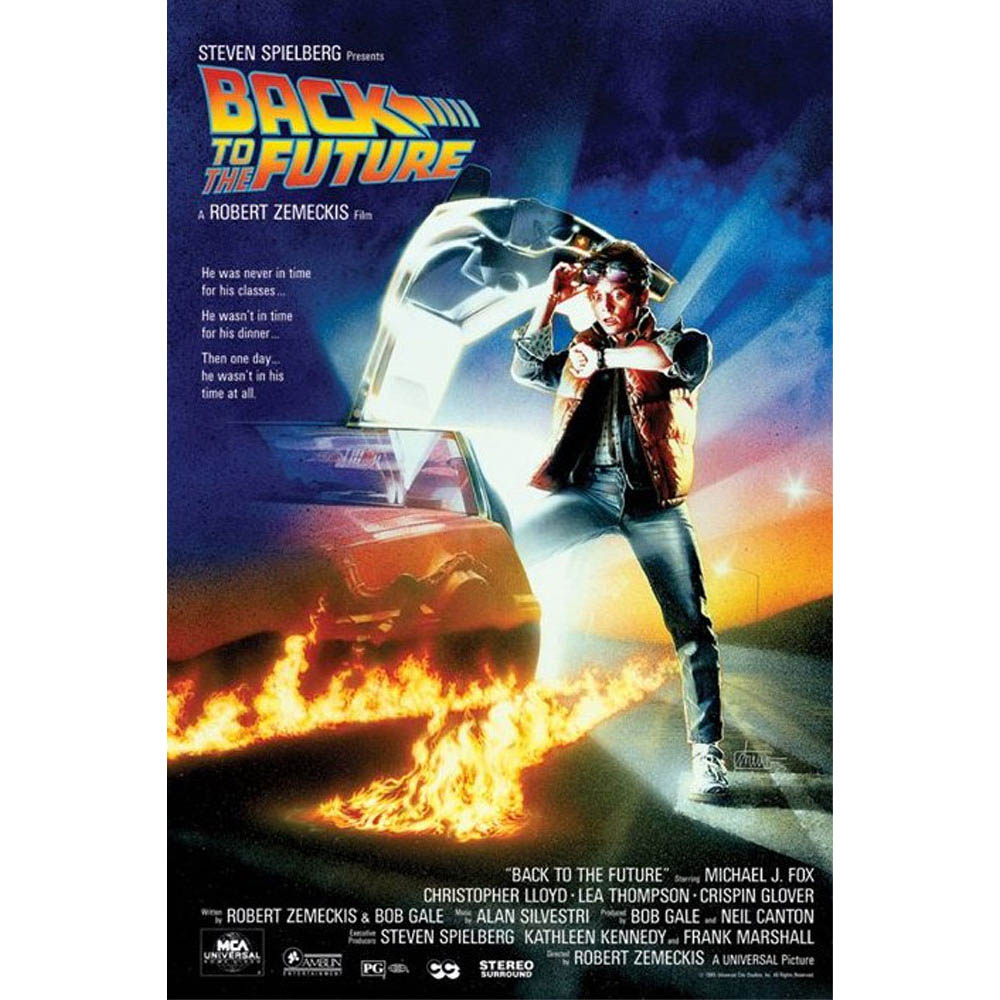 サイズ：61 x 91.5cm バック・トゥ・ザ・フューチャー / BTTF / マーティ / ドク / アメリカン・ムービー / デロリアン / 映画ポスター映画 / アドベンチャー