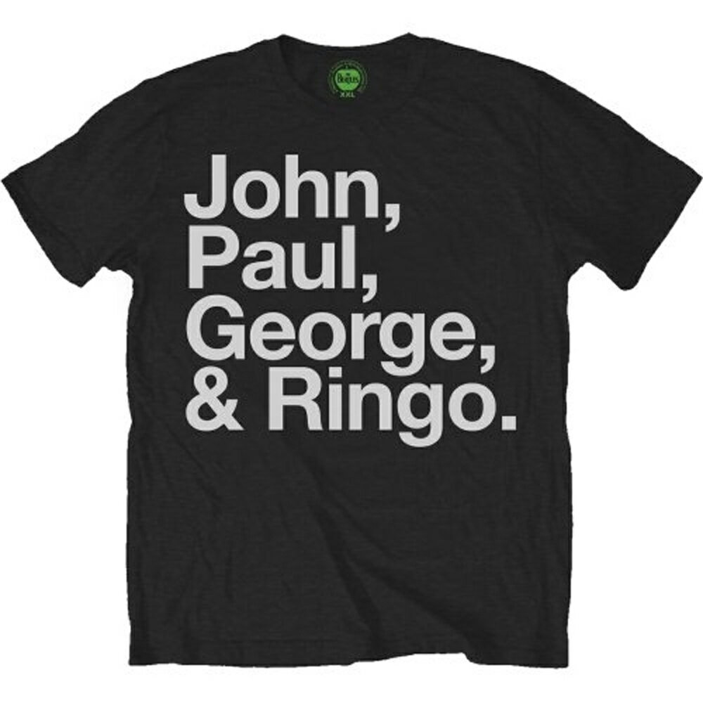THE BEATLES ザ・ビートルズ (ABBEY ROAD発売55周年記念 ) - JOHN, PAUL, GEORGE & RINGO / Tシャツ / メンズ 【公式 / オフィシャル】