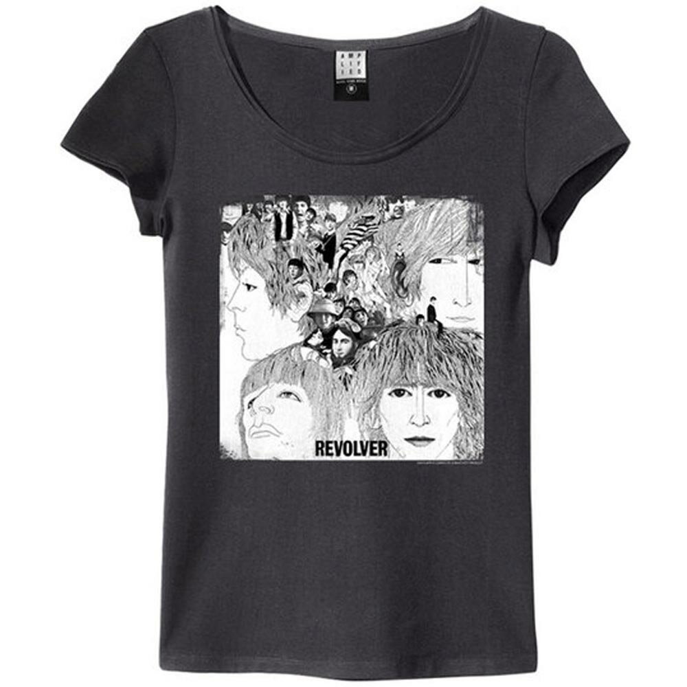 THE BEATLES ザ・ビートルズ (ABBEY ROAD発売55周年記念 ) - REVOLVER / Amplified（ ブランド ） / レア / Tシャツ / レディース 【公式 / オフィシャル】