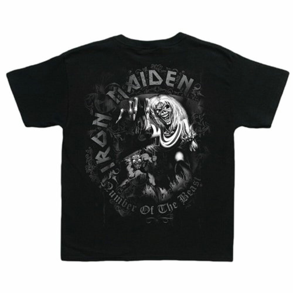 IRON MAIDEN アイアンメイデン (2024年9月来日決定 ) - NUMBER OF THE BEAST / 赤ちゃん用 / Tシャツ / ベビー 【公式 / オフィシャル】