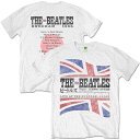 THE BEATLES ザ ビートルズ (ABBEY ROAD発売55周年記念 ) - BUDOKAN SET LIST（ヴィンテージ加工） / バックプリントあり / Tシャツ / メンズ 【公式 / オフィシャル】