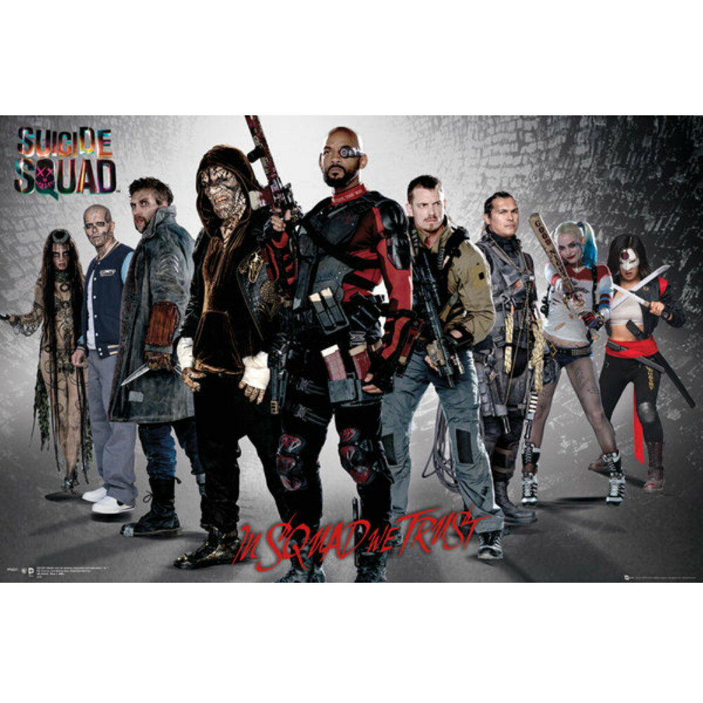 SUICIDE SQUAD スーサイドスクワッド - （絶版ポスター）GROUP / ポスター 【公式 / オフィシャル】