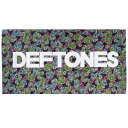 DEFTONES ftg[Y - Multicolor Rose Bath Towel / ^I y / ItBVz