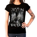 【楽天スーパーセール2%OFF!!9月11日まで!!】JUSTIN BIEBER ジャスティンビーバー - PURPOSE / Tシャツ / レディース 【公式 / オフィシャル】