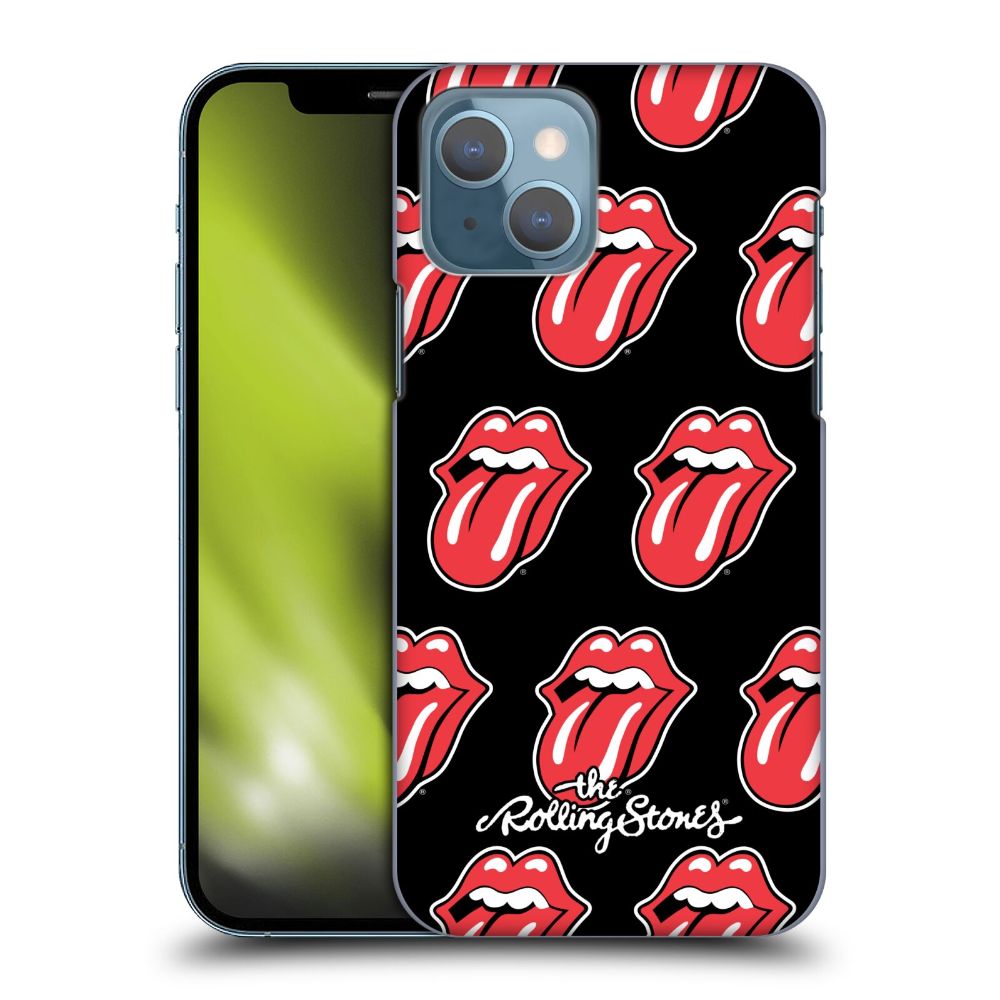 ROLLING STONES ローリングストーンズ (ブライアンジョーンズ追悼55周年 ) - Tongue Classic Patterne ハード case / Apple iPhoneケース 【公式 / オフィシャル】