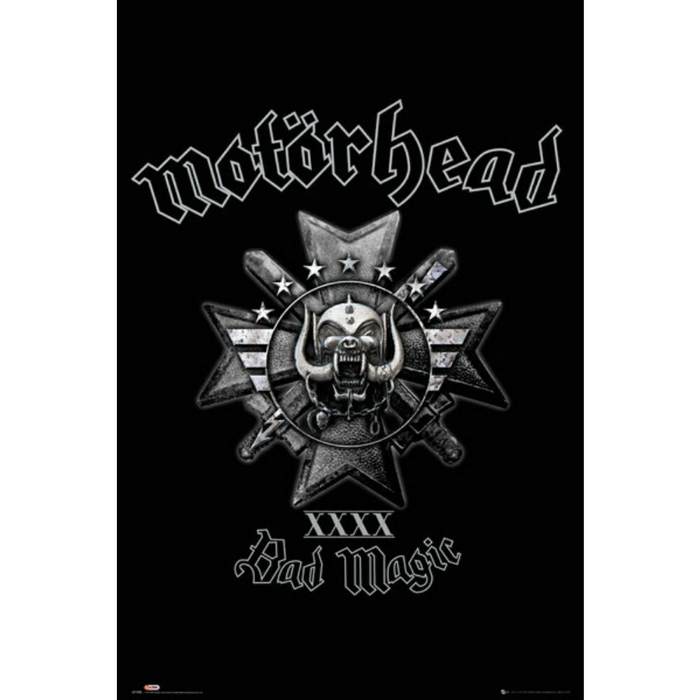 MOTORHEAD モーターヘッド - Bad Magic / ポスター 