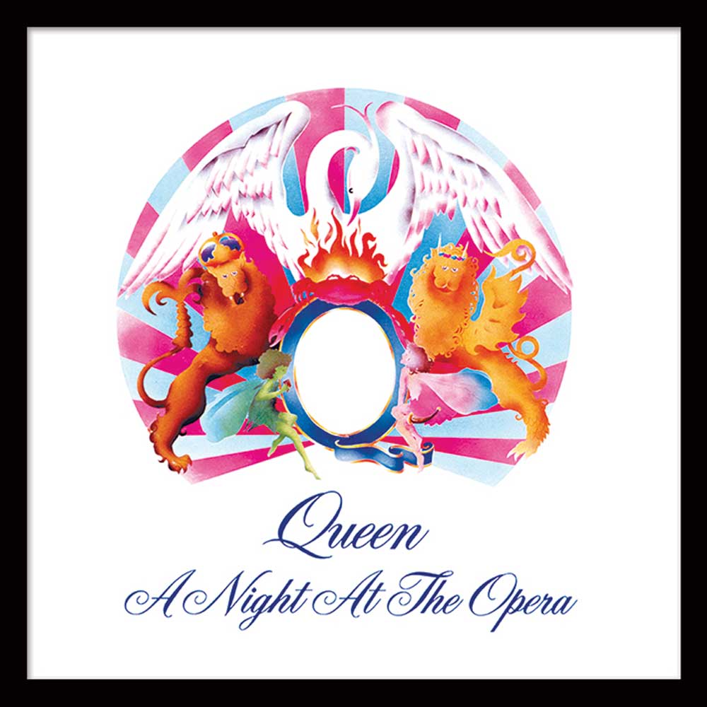 QUEEN クイーン - A NIGHT AT THE OPERA (アルバム シリーズ額) / インテリア額 【公式 / オフィシャル】