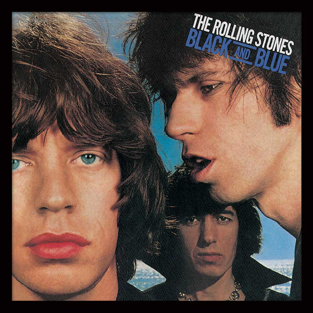 ROLLING STONES ローリングストーンズ (ブライアンジョーンズ追悼55周年 ) - BLACK AN BLUE (アルバム・シリーズ額) / インテリア額 【公式 / オフィシャル】