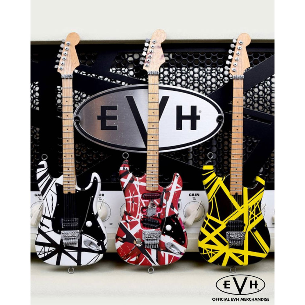 EDDIE VAN HALEN ヴァンヘイレン - EVH 3 Set / ミニチュア / ミニチュア楽器 【 公式 / オフィシャル 】