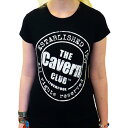 CAVERN CLUB L@[Nu - BLACK ROUND LOGOiVintagej / TVc / fB[X y / ItBVz