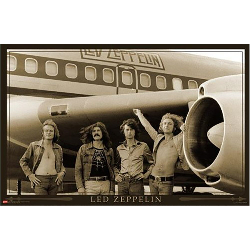 LED ZEPPELIN レッドツェッペリン (デビュー55周年記念 ) - Airplane / ポスター 