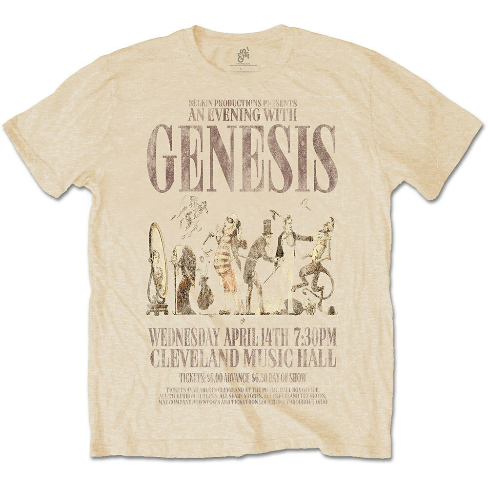 GENESIS ジェネシス (デビュー55周年 ) - AN EVENING WITH / Tシャツ / メンズ 