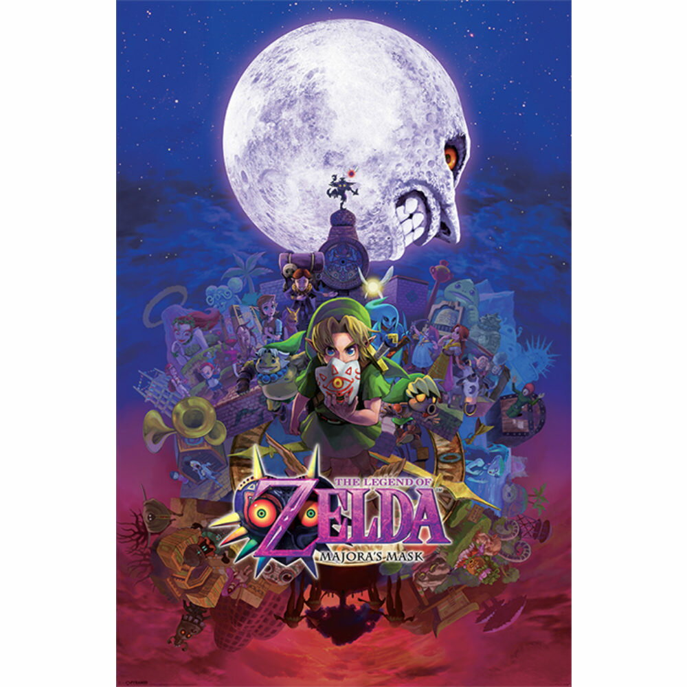 THE LEGEND OF ZELDA ゼルダの伝説 - Majora's Mask / ポスター 【公式 / オフィシャル】