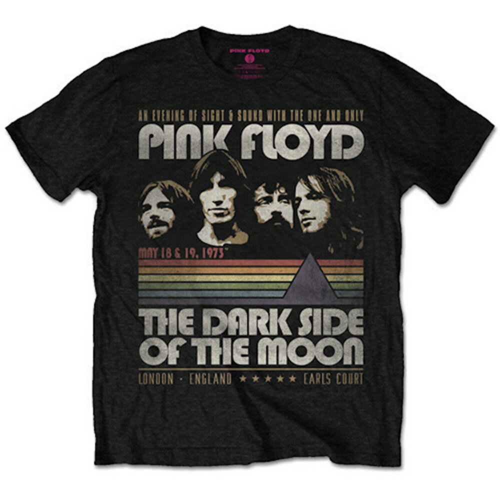 PINK FLOYD ピンクフロイド (シド映画5月公開 ) - The Dark Side of the Moon Tour / Tシャツ / メンズ 【公式 / オフィシャル】