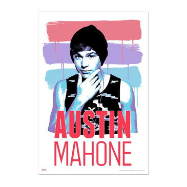 AUSTIN MAHONE オースティンマホーン - Brush Stroke Poster / ポスター 【公式 / オフィシャル】