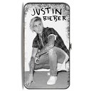 JUSTIN BIEBER WXeBr[o[ (a30N ) - Hinged Wallet / CROUCHING POSE GRAYS / z y / ItBVz