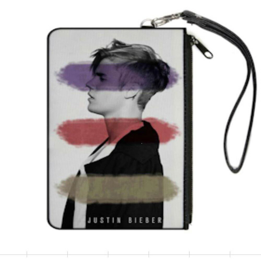 JUSTIN BIEBER ジャスティンビーバー (生誕30周年 ) - Canvas Zip Wallet / 財布 【公式 / オフィシャル】