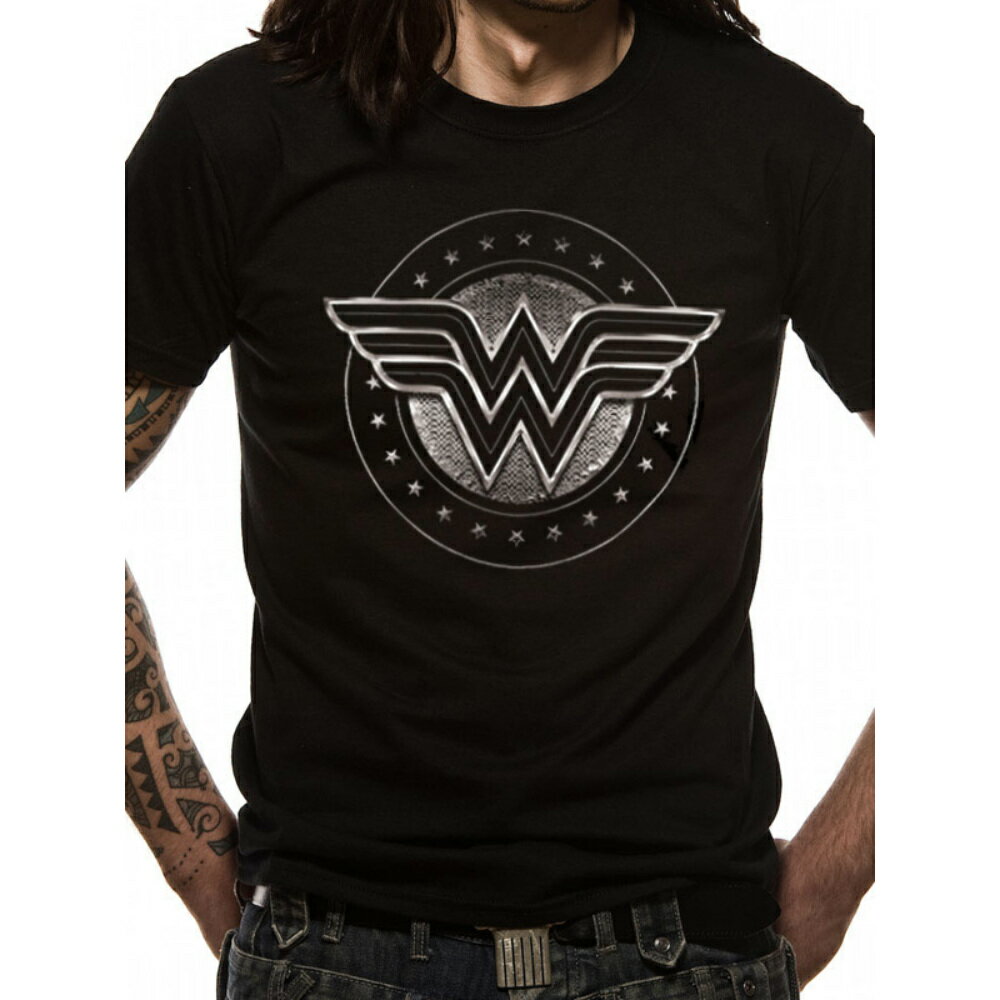 WONDER WOMAN ワンダーウーマン - CHROME LOGO / Tシャツ / メンズ 