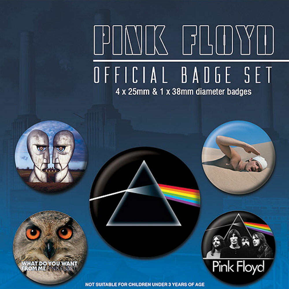 楽天PGSPINK FLOYD ピンクフロイド （ シド映画5月公開 ） - Official Badge Pack 5個セット / バッジ 【 公式 / オフィシャル 】