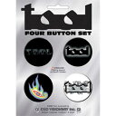 TOOL トゥール - 4 BUTTON SET / バッジ 【公式 / オフィシャル】