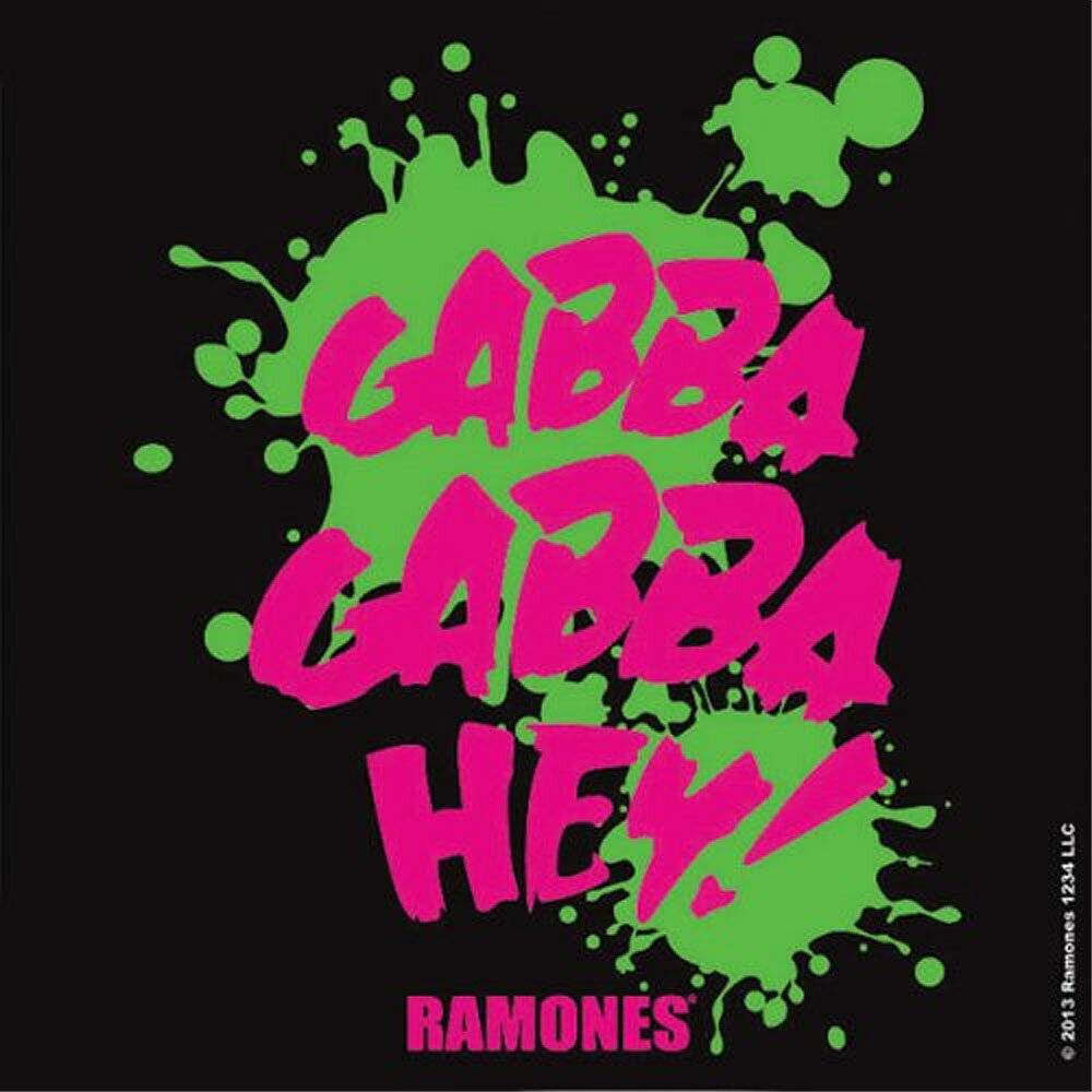 RAMONES ラモーンズ (結成50周年 ) - GABBA GABBA / コースター 【公式 / オフィシャル】