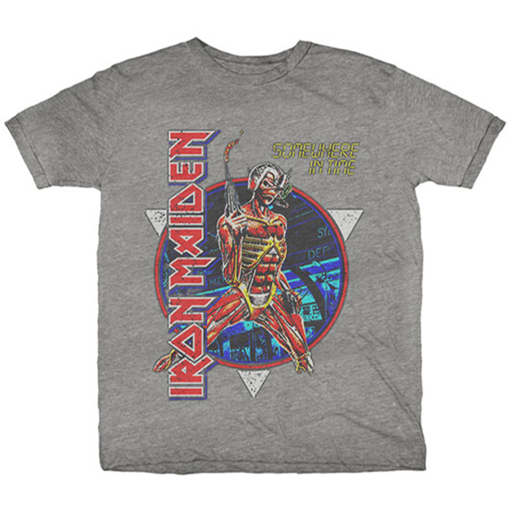 IRON MAIDEN アイアンメイデン (2024年9月来日決定 ) - SOMEWHERE IN TIME / Tシャツ / メンズ 【公式 / オフィシャル】