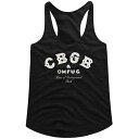 CBGB V[r[W[r[ - LOGO RACERBACK TANK / ^Ngbv / fB[X y / ItBVz