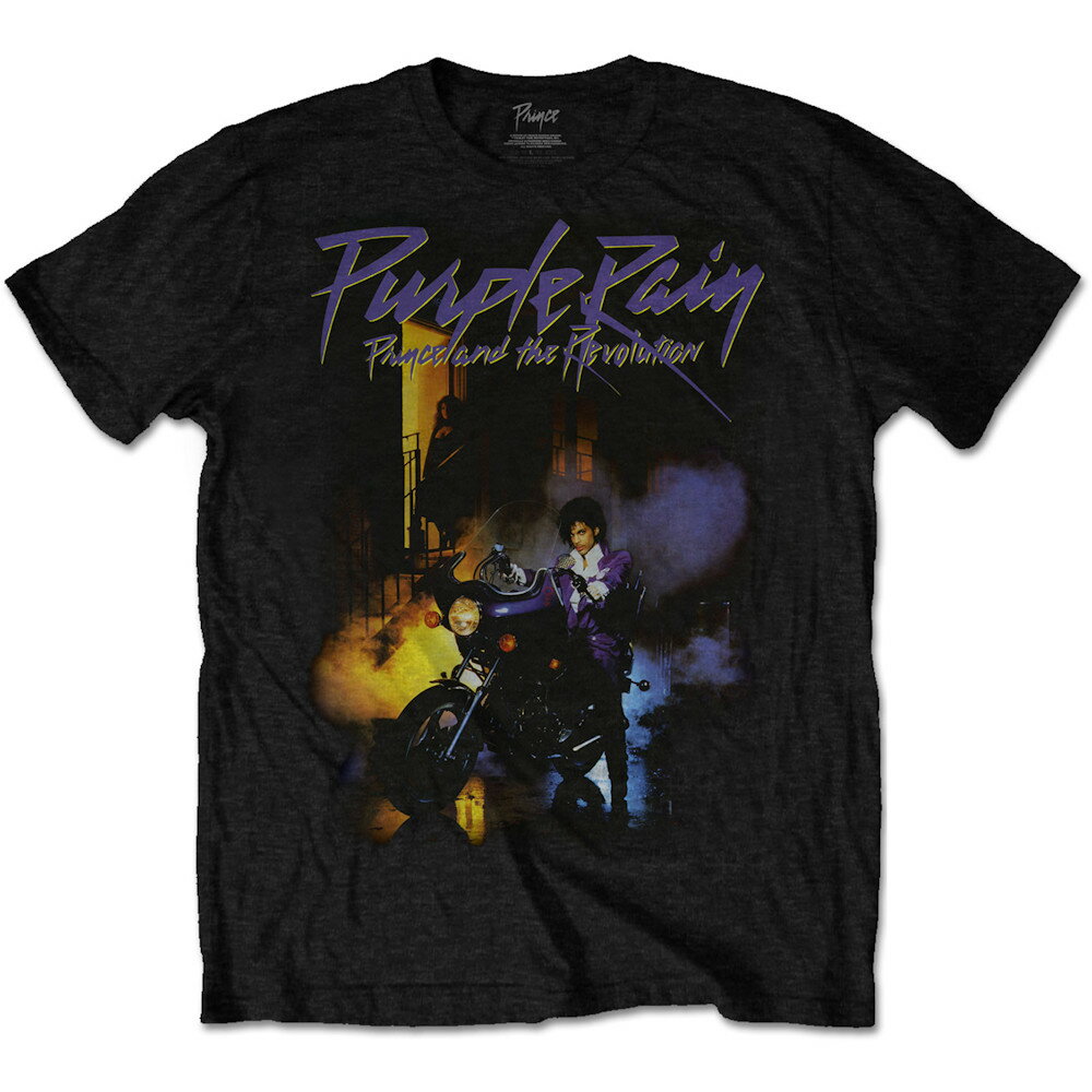    PRINCE プリンス (6月7日映画公開 ) - PURPLE RAIN / Tシャツ / メンズ 