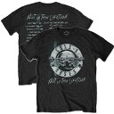 GUNS N ROSES ガンズアンドローゼズ - NOT IN THIS LIFETIME TOUR（ツアーTシャツ） / バックプリントあり / Tシャツ / メンズ 