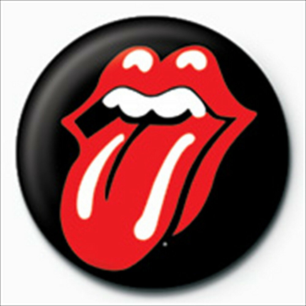 ROLLING STONES ローリングストーンズ (ブライアンジョーンズ追悼55周年 ) - Lips / バッジ 【公式 / オフィシャル】