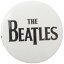 THE BEATLES ザ・ビートルズ (ABBEY ROAD発売55周年記念 ) - Black Logo / バッジ 【公式 / オフィシャル】