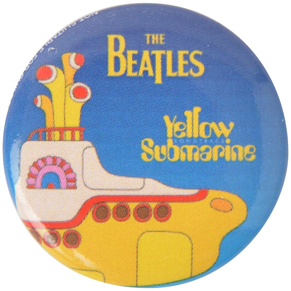 THE BEATLES ザ・ビートルズ (ABBEY ROAD発売55周年記念 ) - Yellow Submarine / バッジ 【公式 / オフィシャル】