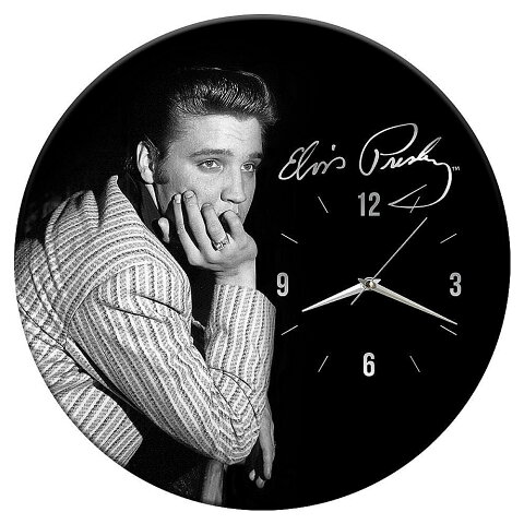 ELVIS PRESLEY エルヴィスプレスリー (生誕85周年記念 ) - ELVIS 56 Wall Clock / インテリア時計 【公式 / オフィシャル】
