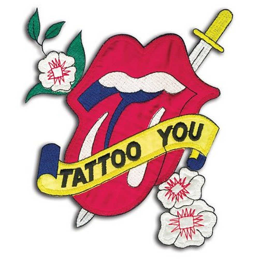 ROLLING STONES ローリングストーンズ (ブライアンジョーンズ追悼55周年 ) - TATTOO YOU / ワッペン 【公式 / オフィシャル】