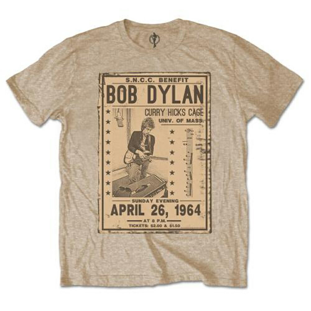 BOB DYLAN ボブディラン - 1964 SNCC Benefit 50周年記念モデル / Tシャツ / メンズ 