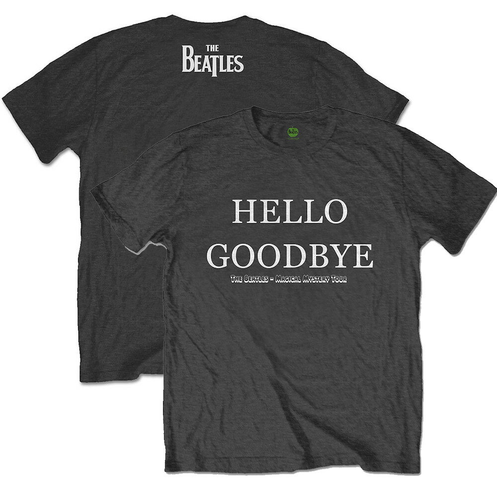 THE BEATLES ザ・ビートルズ (ABBEY ROAD発売55周年記念 ) - HELLO, GOODBYE (BACK PRINT) / バックプリントあり / Tシャツ / メンズ 【公式 / オフィシャル】