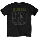 QUEEN クイーン - IN CONCERT / Tシャツ / メンズ 【公式 / オフィシャル】