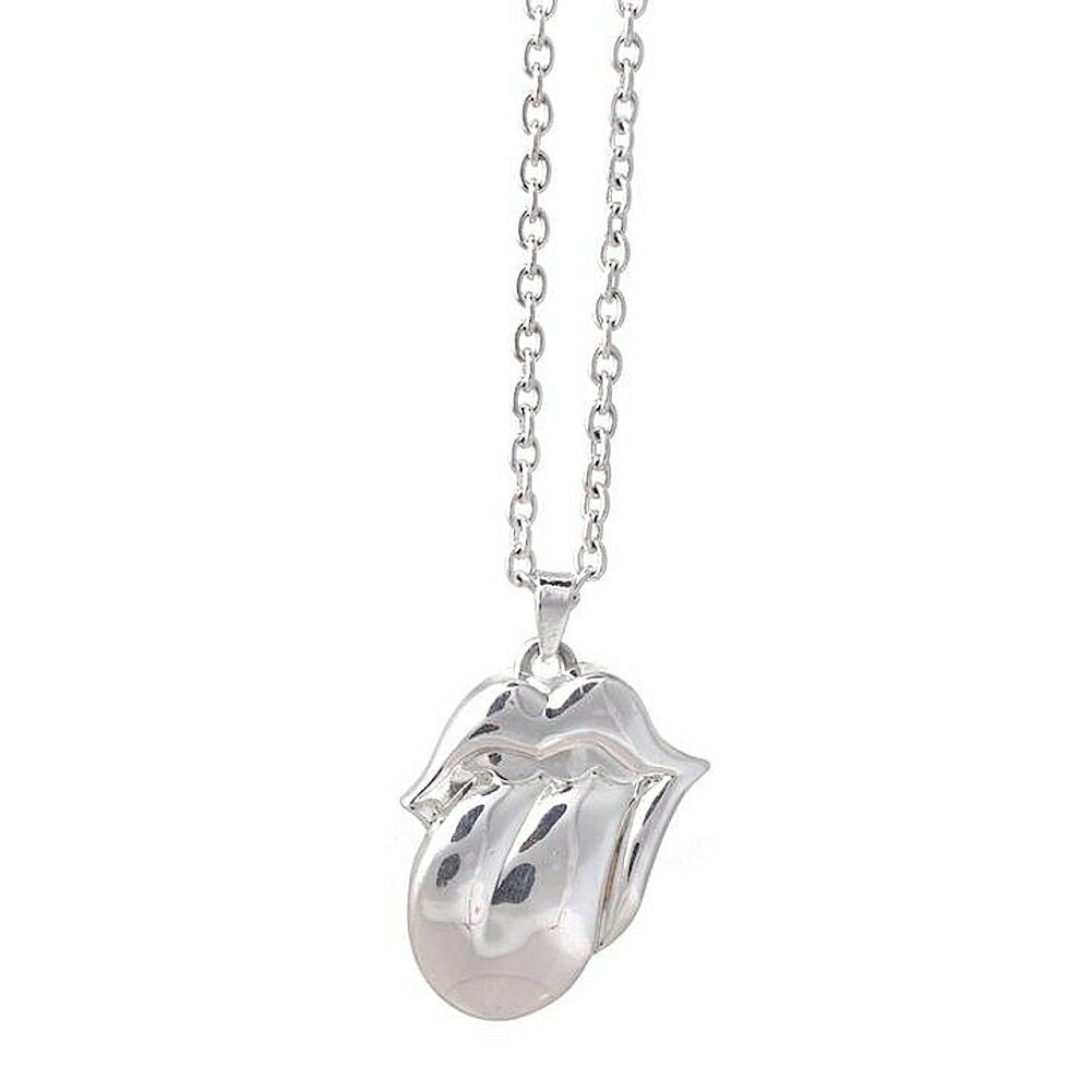 ROLLING STONES ローリングストーンズ ( ブライアンジョーンズ追悼55周年 ) - Silver Tongue Necklace / ネックレス 【 公式 / オフィシャル 】