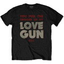 KISS キッス (ジーンシモンズ生誕75周年 ) - LOVE GUN / Tシャツ / メンズ 【公式 / オフィシャル】