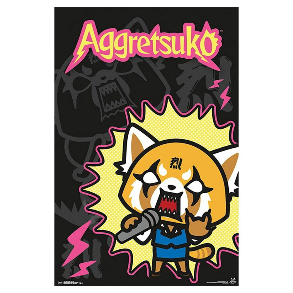 AGGRETSUKO アグレッシブ烈子 - Rock Out / ポスター 【公式 / オフィシャル】