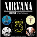 NIRVANA ニルヴァーナ - Iconic 5個セット / バッジ 【公式 / オフィシャル】