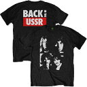 THE BEATLES ザ ビートルズ (ABBEY ROAD発売55周年記念 ) - Back in the USSR / バックプリントあり / Tシャツ / メンズ 【公式 / オフィシャル】