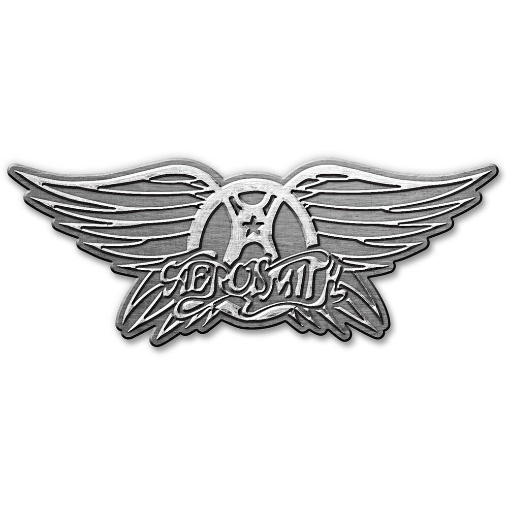  AEROSMITH エアロスミス - Wings / メタル・ピンバッジ / バッジ 