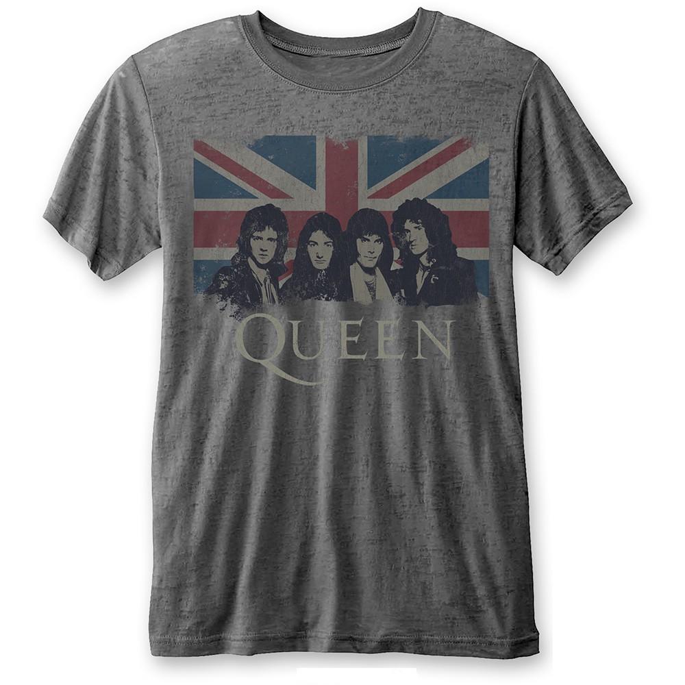 QUEEN クイーン - VINTAGE UNION JACK (BURN OUT) / Black Label（ブランド） / Tシャツ / メンズのサムネイル