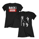 THE BEATLES ザ ビートルズ (ABBEY ROAD発売55周年記念 ) - Back in the USSR / Tシャツ / レディース 【公式 / オフィシャル】